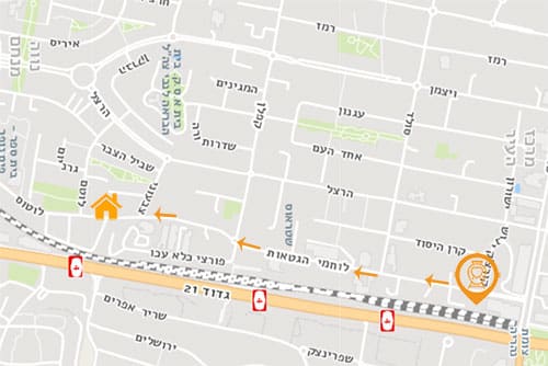 שירלי צוק הוראות הגעה